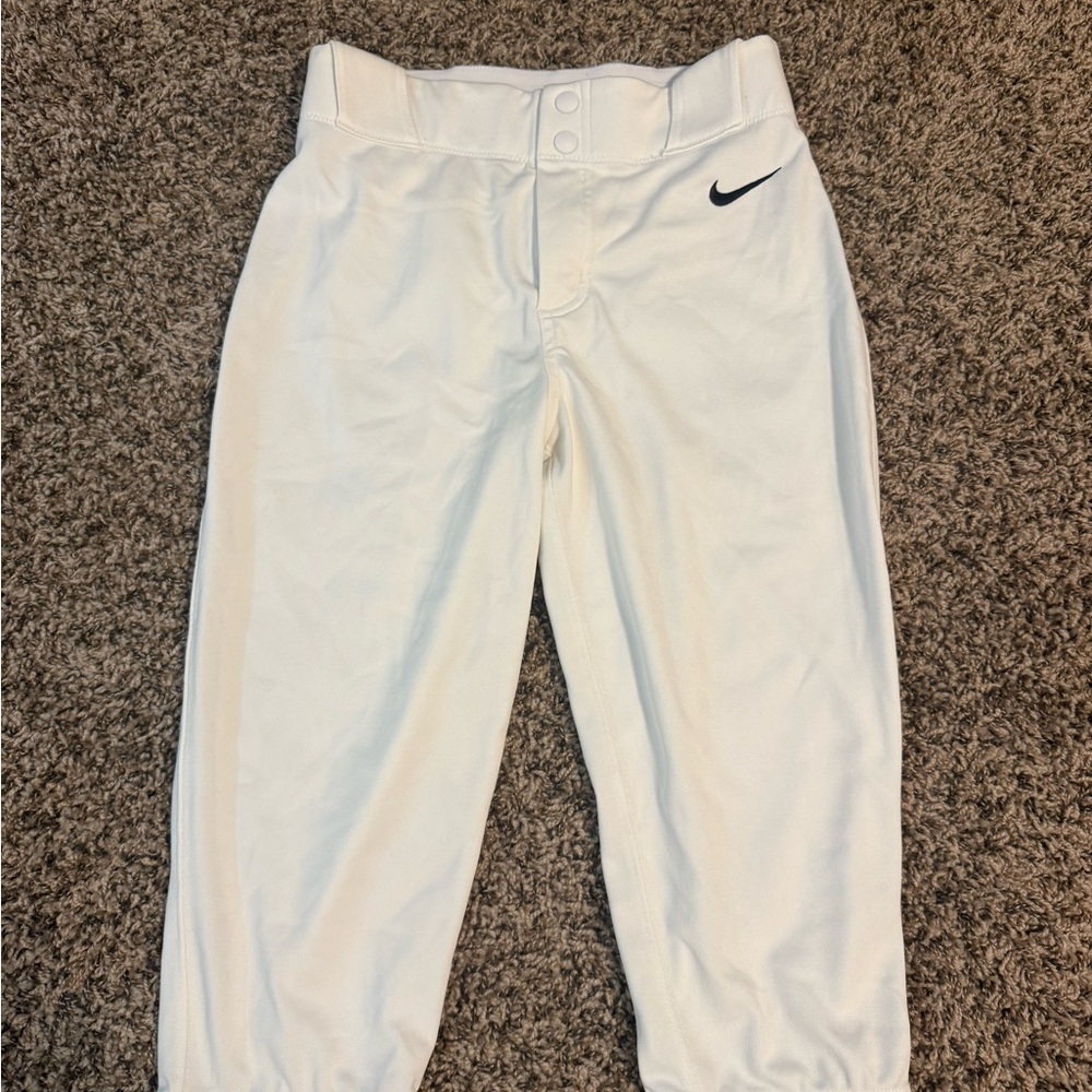 Nike Kids White Athletic Bottoms